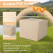Durable waterproof cover for the 32" Square Propane Fire Pit Table with 50,000 BTU, protecting from dust and rain.