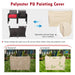 Waterproof protective cover for the 3-Piece Red Patio Wicker Furniture Set featuring adjustable cord locks to keep the cover securely in place.