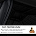 Top center hook inside the Outsunny 10' x 12' Hardtop Gazebo, perfect for hanging lights or a heater to enhance outdoor experiences.