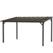 Outsunny 10' x 14' Waterproof Hardtop Gazebo showcasing its modern design with a sturdy frame, ideal for outdoor spaces.