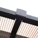 Close-up view of the UV-blocking polycarbonate roof of the Outsunny 12' x 10' Hardtop Gazebo, highlighting the sturdy aluminum frame and high-quality construction details.