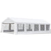 Outsunny 32'x16' Heavy Duty Steel Outdoor Wedding Canopy Tent by Dream Yard Oasis™ showcasing its spacious design and four sidewalls for events.
