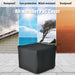 All-weather PVC cover for the 28" Square Fire Pit Table with 50000 BTU, protecting against elements.